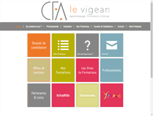 Tablet Screenshot of cfa-levigean.fr